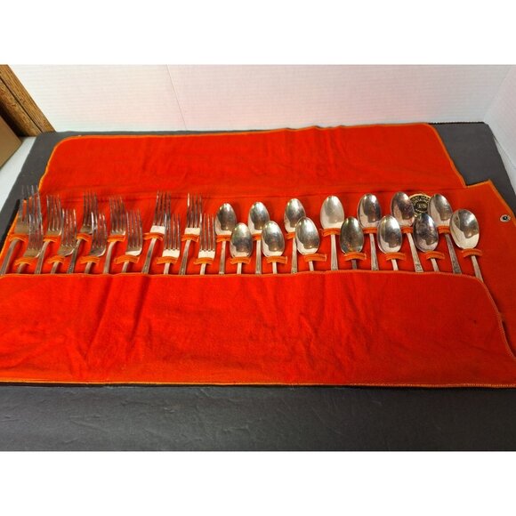 R&B A1  Spoons & Forks Kitchenware Vintage Silver Plated 26 Pieces - Picture 10 of 16